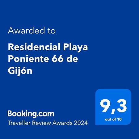 Residencial Playa Poniente 66 De Gijon Lägenhet Exteriör bild